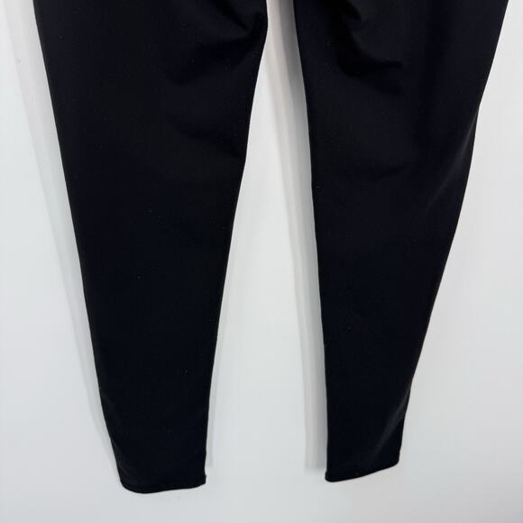 Athleta Gleam Faux Leather Front High Rise Luxe Tight Black Size Large - Picture 6 of 10